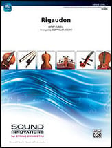 Rigaudon Orchestra sheet music cover